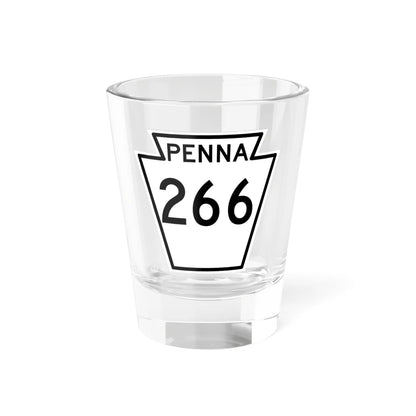 PA-266 1948 (Pennsylvania) (Road Sign) Shot Glass 1.5oz 1.5oz - Go Mug Yourself