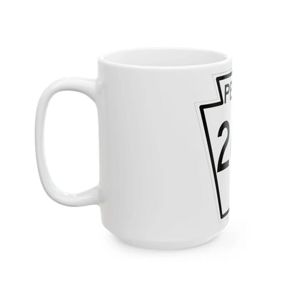 PA-266 1948 (Pennsylvania) (Road Sign) White Coffee Mug - Go Mug Yourself