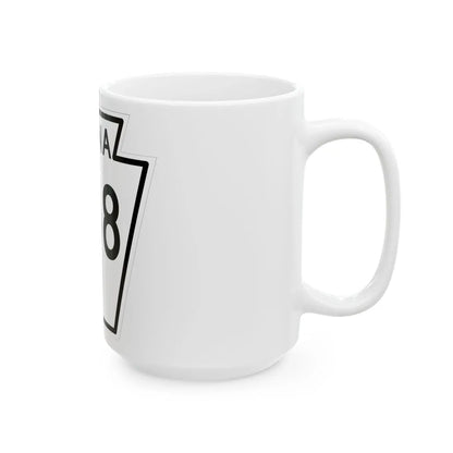 PA-268 1948 (Pennsylvania) (Road Sign) White Coffee Mug - Go Mug Yourself