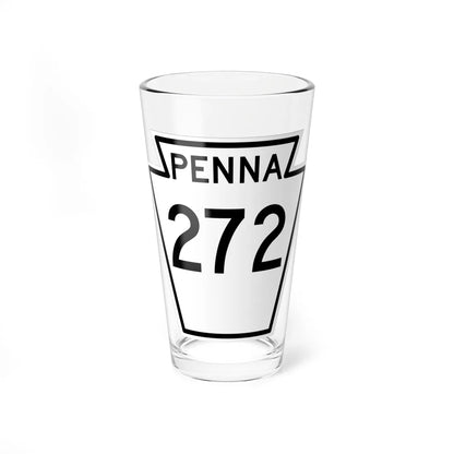 PA-272 1948 (Pennsylvania) (Road Sign) Pint Glass 16oz 16oz - Go Mug Yourself