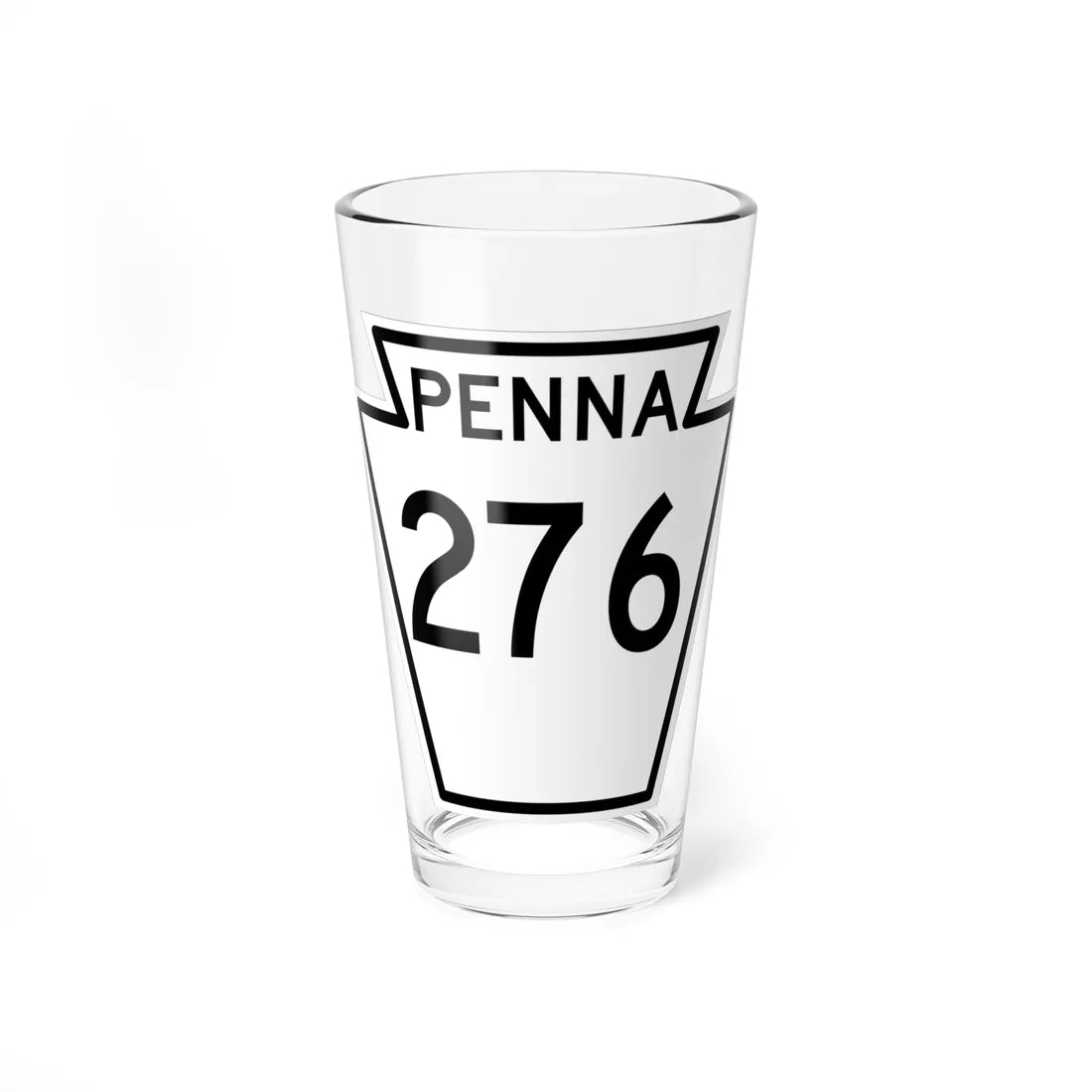PA-276 1948 (Pennsylvania) (Road Sign) Pint Glass 16oz 16oz - Go Mug Yourself