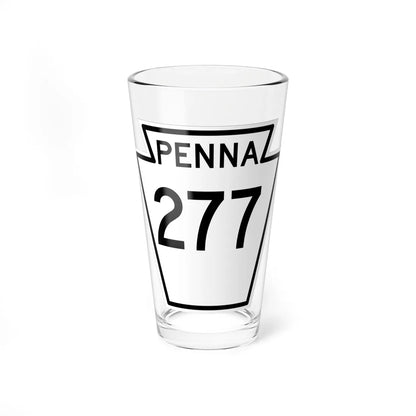 PA-277 1948 (Pennsylvania) (Road Sign) Pint Glass 16oz 16oz - Go Mug Yourself
