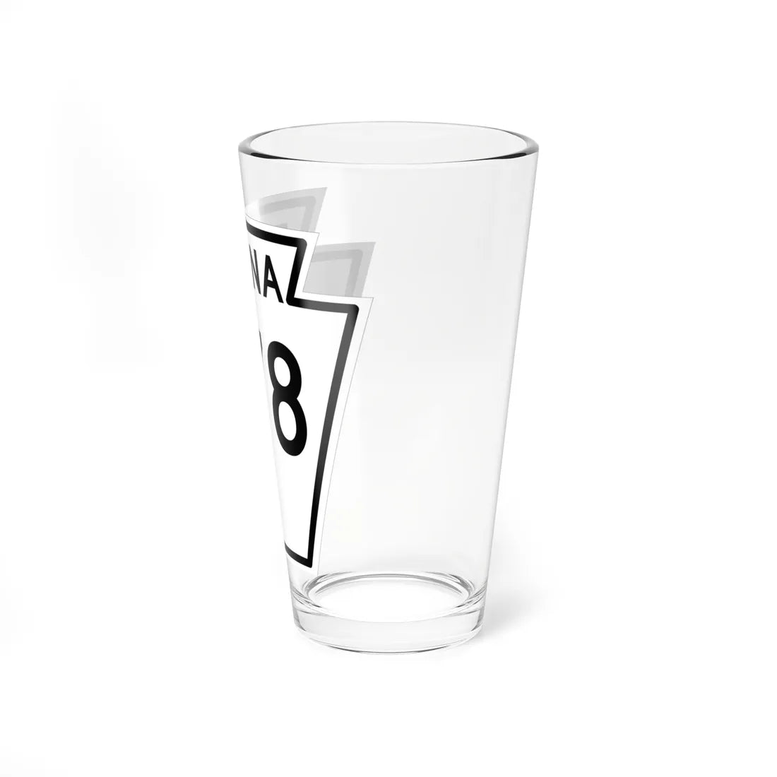 PA-278 1948 (Pennsylvania) (Road Sign) Pint Glass 16oz - Go Mug Yourself