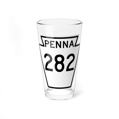 PA-282 1948 (Pennsylvania) (Road Sign) Pint Glass 16oz 16oz - Go Mug Yourself