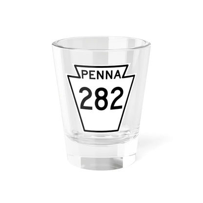 PA-282 1948 (Pennsylvania) (Road Sign) Shot Glass 1.5oz 1.5oz - Go Mug Yourself