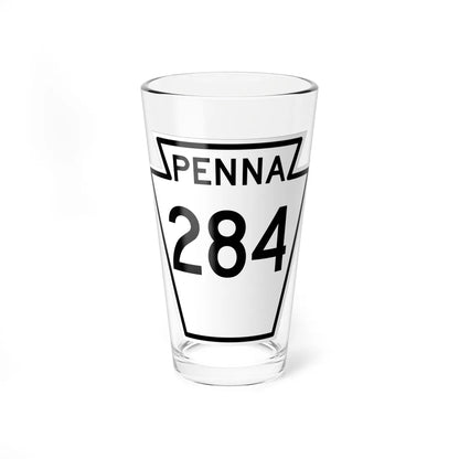 PA-284 1948 (Pennsylvania) (Road Sign) Pint Glass 16oz 16oz - Go Mug Yourself