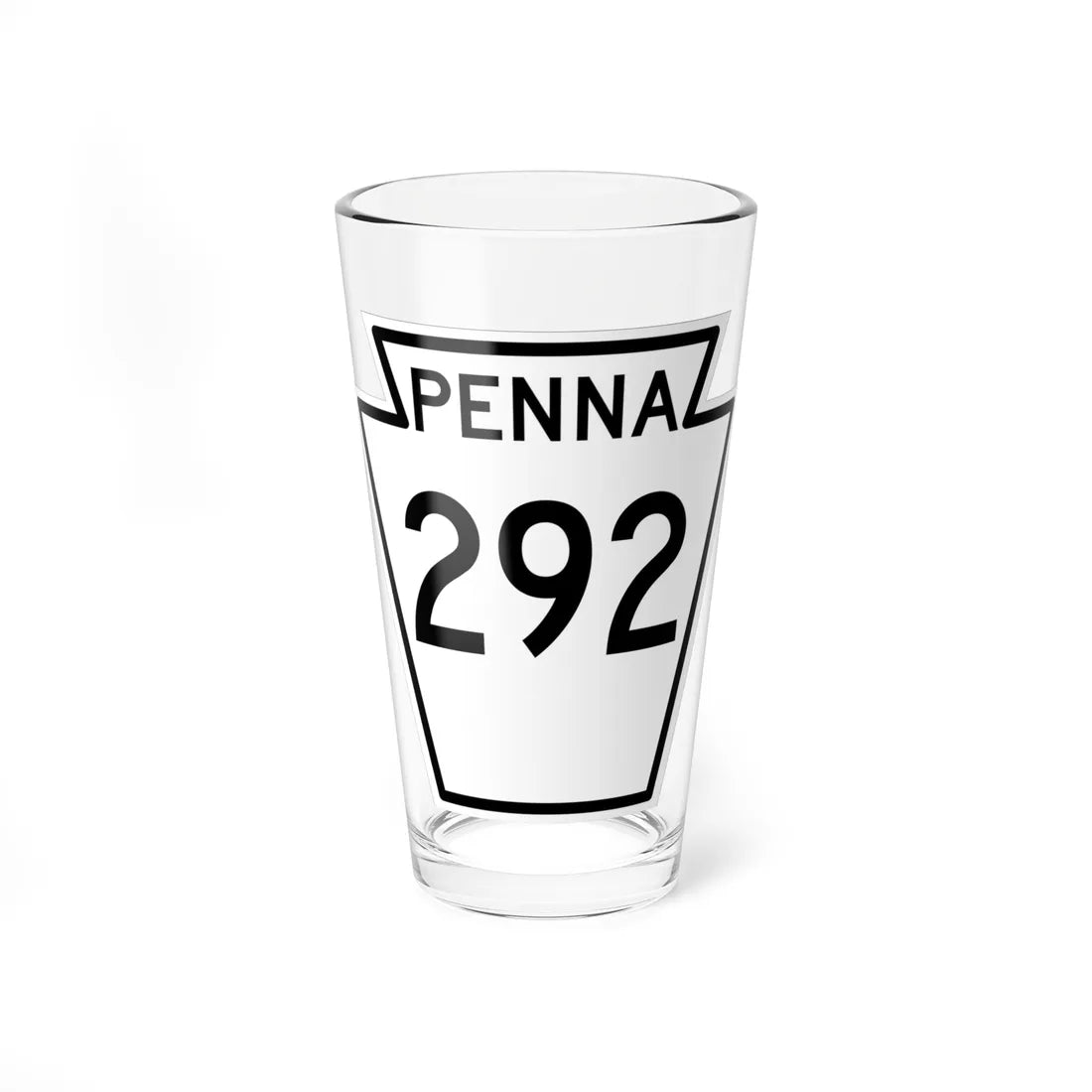 PA-292 1948 (Pennsylvania) (Road Sign) Pint Glass 16oz 16oz - Go Mug Yourself