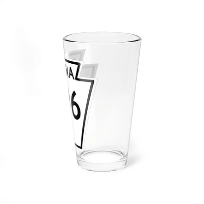 PA-296 1948 (Pennsylvania) (Road Sign) Pint Glass 16oz - Go Mug Yourself