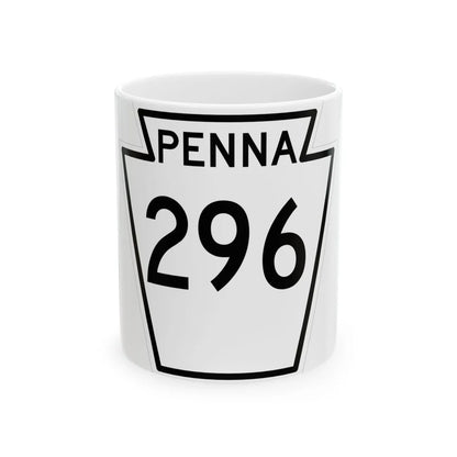 PA-296 1948 (Pennsylvania) (Road Sign) White Coffee Mug 11oz - Go Mug Yourself