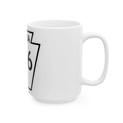 PA-296 1948 (Pennsylvania) (Road Sign) White Coffee Mug - Go Mug Yourself
