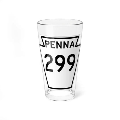 PA-299 1948 (Pennsylvania) (Road Sign) Pint Glass 16oz - Go Mug Yourself