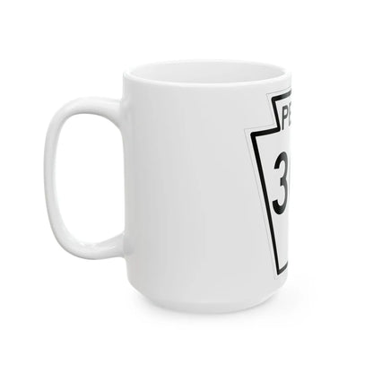 PA-304 1948 (Pennsylvania) (Road Sign) White Coffee Mug - Go Mug Yourself