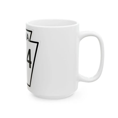 PA-304 1948 (Pennsylvania) (Road Sign) White Coffee Mug - Go Mug Yourself