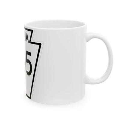 PA-305 1948 (Pennsylvania) (Road Sign) White Coffee Mug - Go Mug Yourself