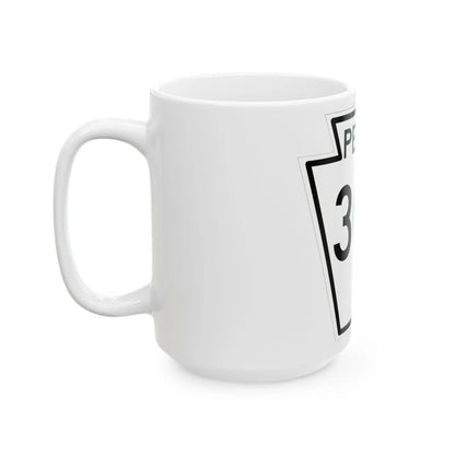 PA-307 1948 (Pennsylvania) (Road Sign) White Coffee Mug - Go Mug Yourself