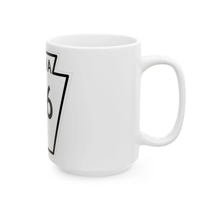 PA-316 1948 (Pennsylvania) (Road Sign) White Coffee Mug - Go Mug Yourself