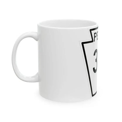 PA-317 1948 (Pennsylvania) (Road Sign) White Coffee Mug - Go Mug Yourself