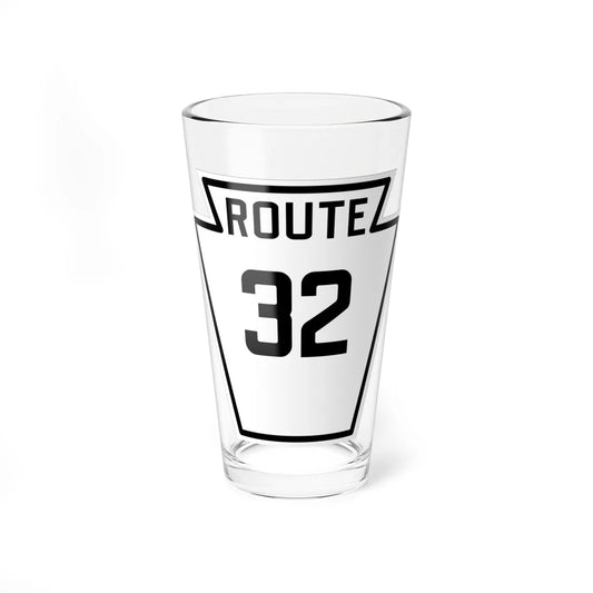 PA-32 1926 (Pennsylvania) (Road Sign) Pint Glass 16oz 16oz - Go Mug Yourself