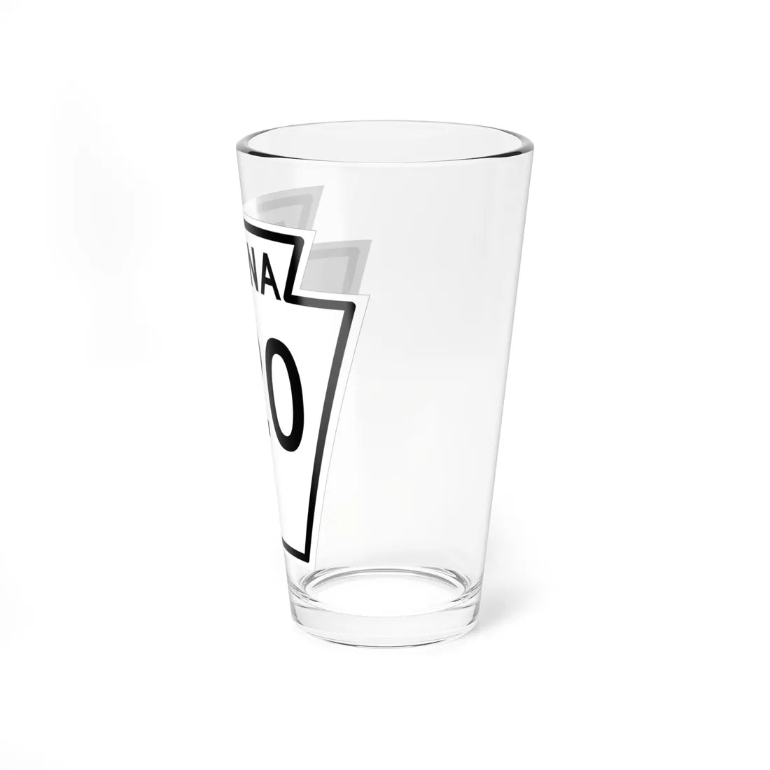 PA-320 1948 (Pennsylvania) (Road Sign) Pint Glass 16oz - Go Mug Yourself