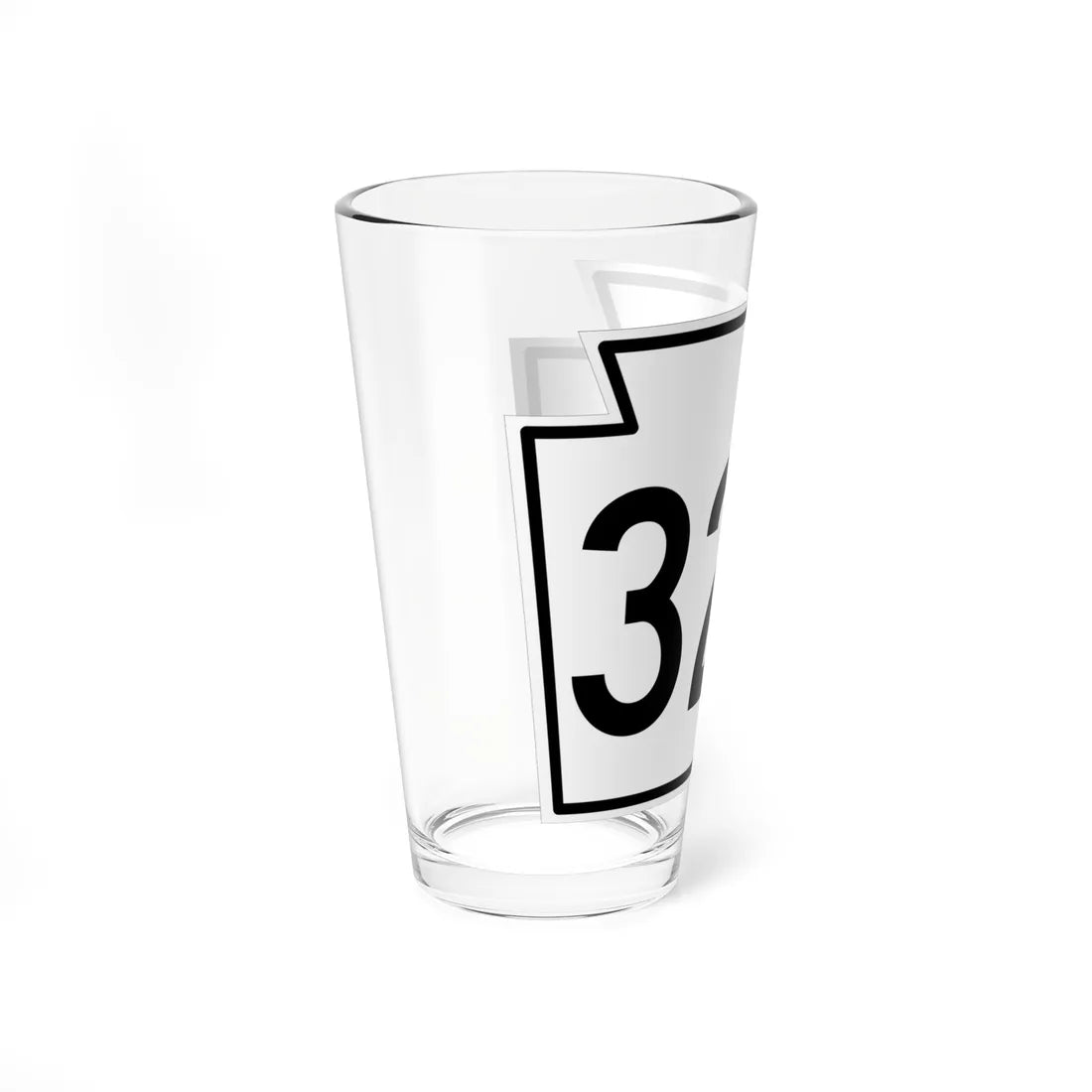 PA-320 1962 (Pennsylvania) (Road Sign) Pint Glass 16oz - Go Mug Yourself
