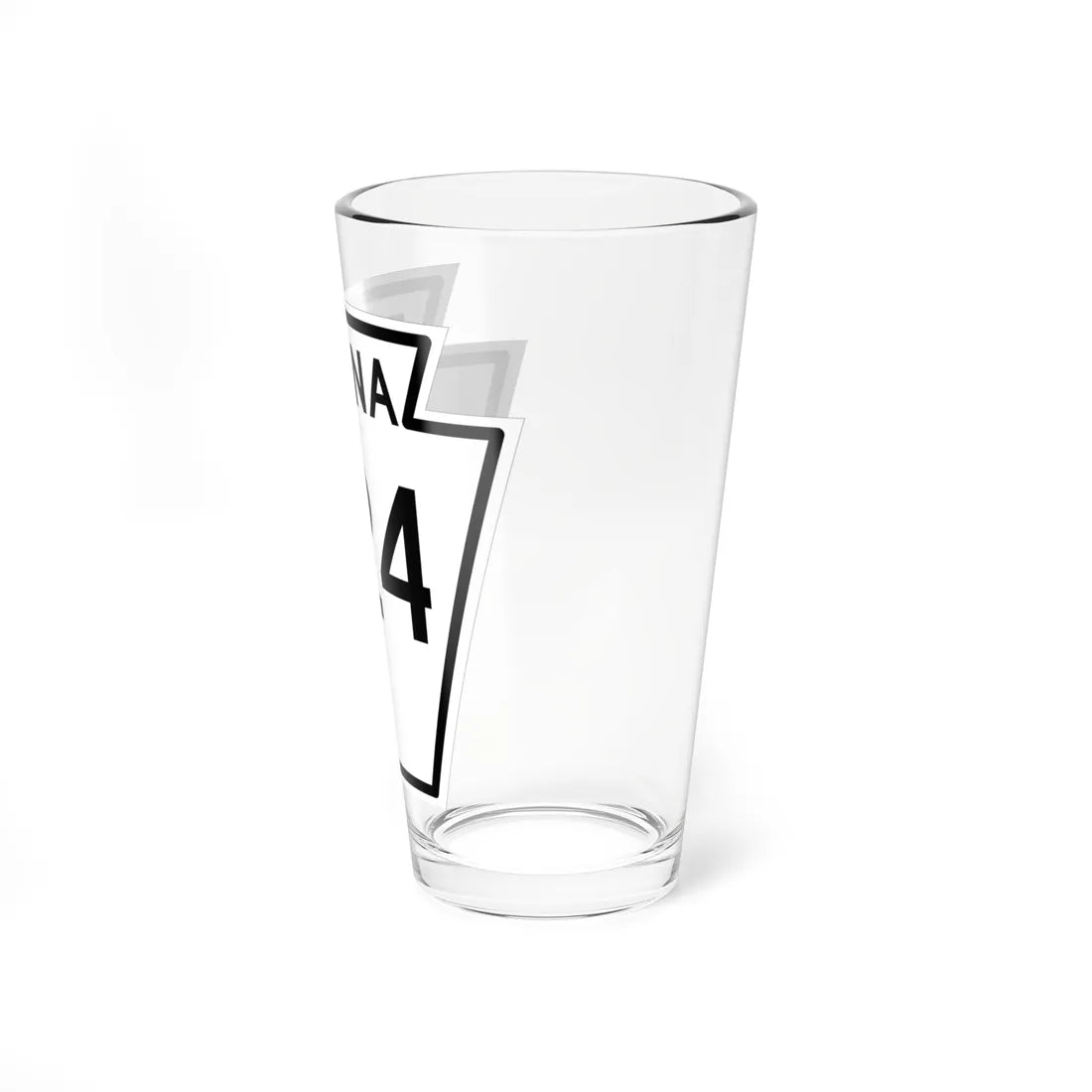 PA-324 1948 (Pennsylvania) (Road Sign) Pint Glass 16oz - Go Mug Yourself