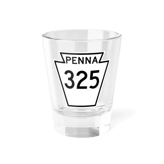 PA-325 1948 (Pennsylvania) (Road Sign) Shot Glass 1.5oz 1.5oz - Go Mug Yourself
