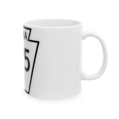 PA-325 1948 (Pennsylvania) (Road Sign) White Coffee Mug - Go Mug Yourself