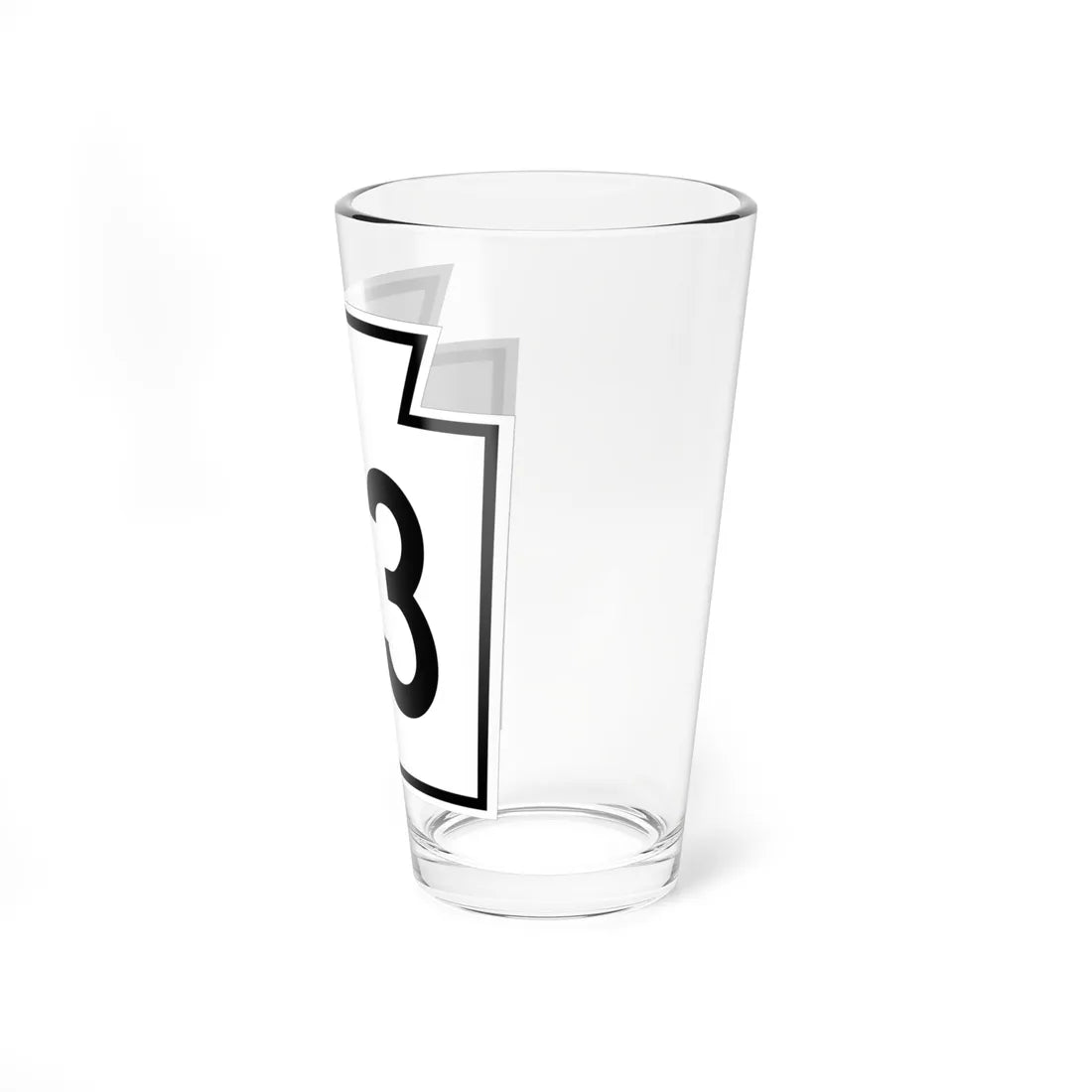 PA-33 1962 (Pennsylvania) (Road Sign) Pint Glass 16oz - Go Mug Yourself