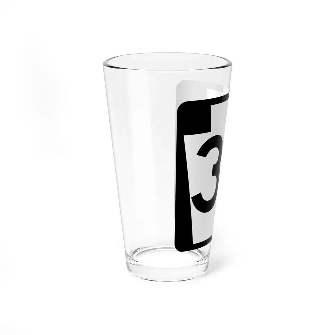PA-33 (Pennsylvania) (Road Sign) Pint Glass 16oz - Go Mug Yourself