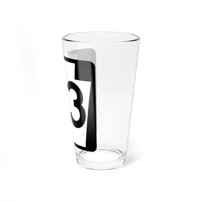 PA-33 (Pennsylvania) (Road Sign) Pint Glass 16oz - Go Mug Yourself
