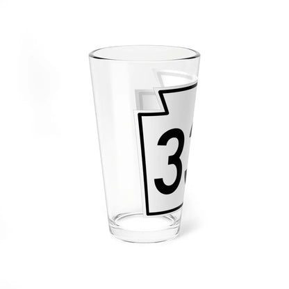 PA-333 1962 (Pennsylvania) (Road Sign) Pint Glass 16oz - Go Mug Yourself