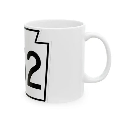 PA-352 1962 (Pennsylvania) (Road Sign) White Coffee Mug - Go Mug Yourself
