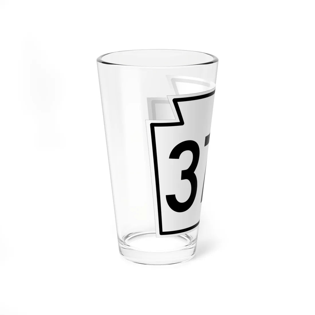 PA-376 1962 (Pennsylvania) (Road Sign) Pint Glass 16oz - Go Mug Yourself