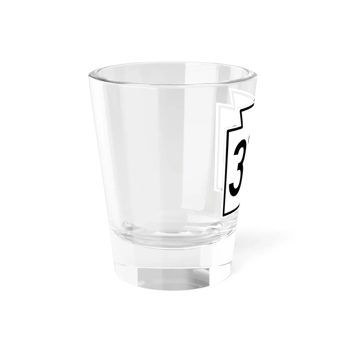 PA-376 1962 (Pennsylvania) (Road Sign) Shot Glass 1.5oz - Go Mug Yourself