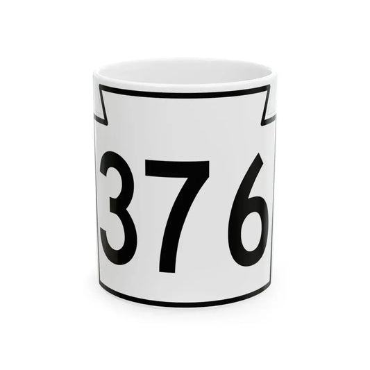 PA-376 1962 (Pennsylvania) (Road Sign) White Coffee Mug 11oz - Go Mug Yourself