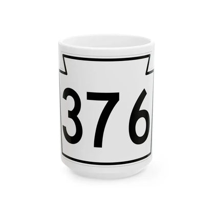 PA-376 1962 (Pennsylvania) (Road Sign) White Coffee Mug 15oz - Go Mug Yourself