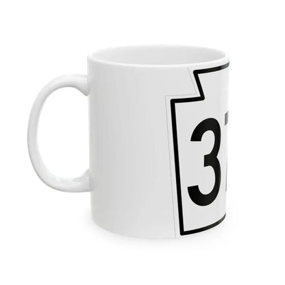 PA-376 1962 (Pennsylvania) (Road Sign) White Coffee Mug - Go Mug Yourself