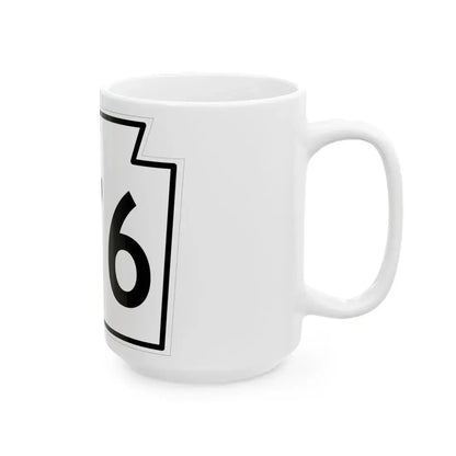 PA-376 1962 (Pennsylvania) (Road Sign) White Coffee Mug - Go Mug Yourself