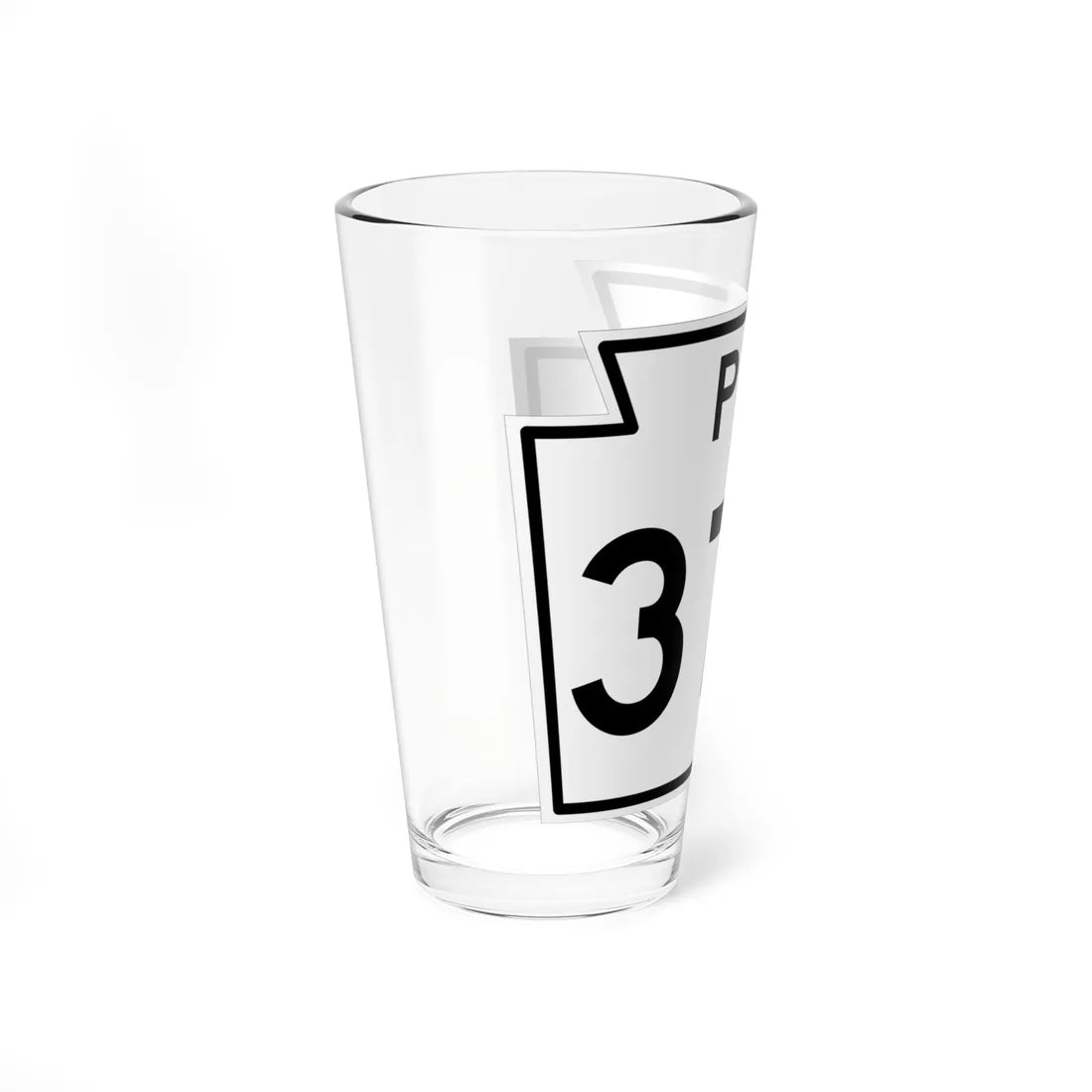 PA-378 1960 (Pennsylvania) (Road Sign) Pint Glass 16oz - Go Mug Yourself
