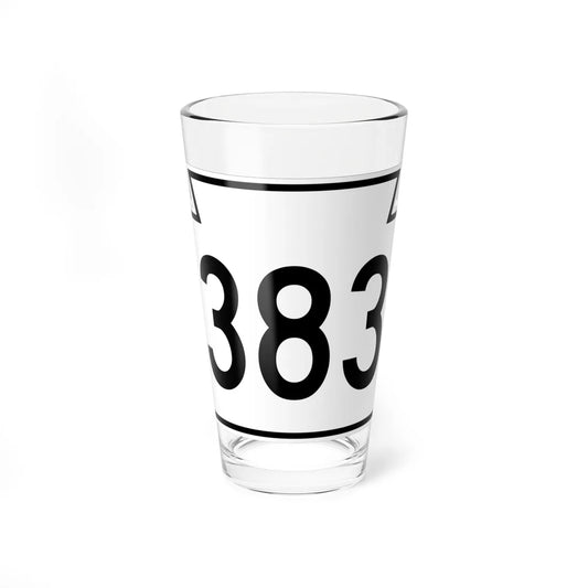 PA-383 1962 (Pennsylvania) (Road Sign) Pint Glass 16oz 16oz - Go Mug Yourself