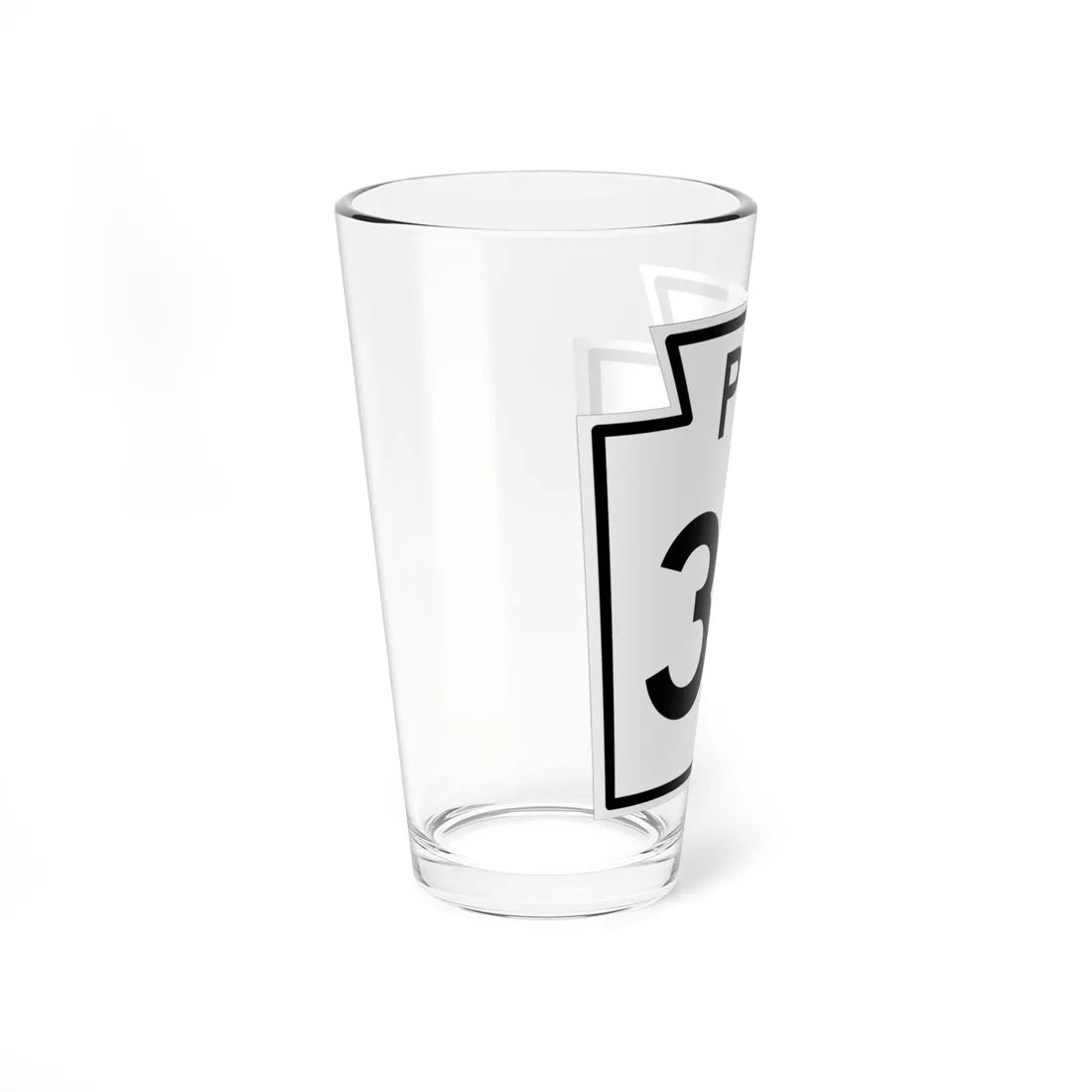 PA-39 1960 (Pennsylvania) (Road Sign) Pint Glass 16oz - Go Mug Yourself