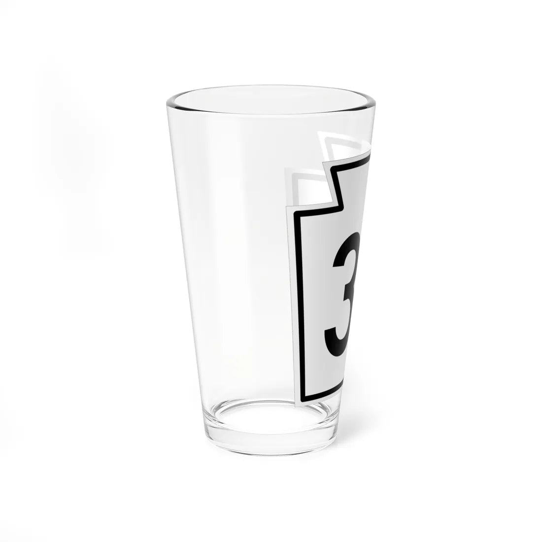 PA-39 1962 (Pennsylvania) (Road Sign) Pint Glass 16oz - Go Mug Yourself