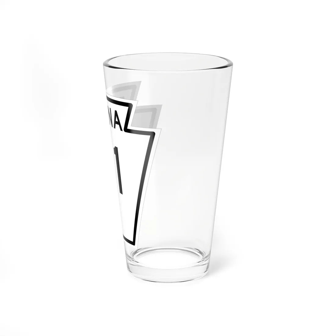 PA-41 1948 (Pennsylvania) (Road Sign) Pint Glass 16oz - Go Mug Yourself