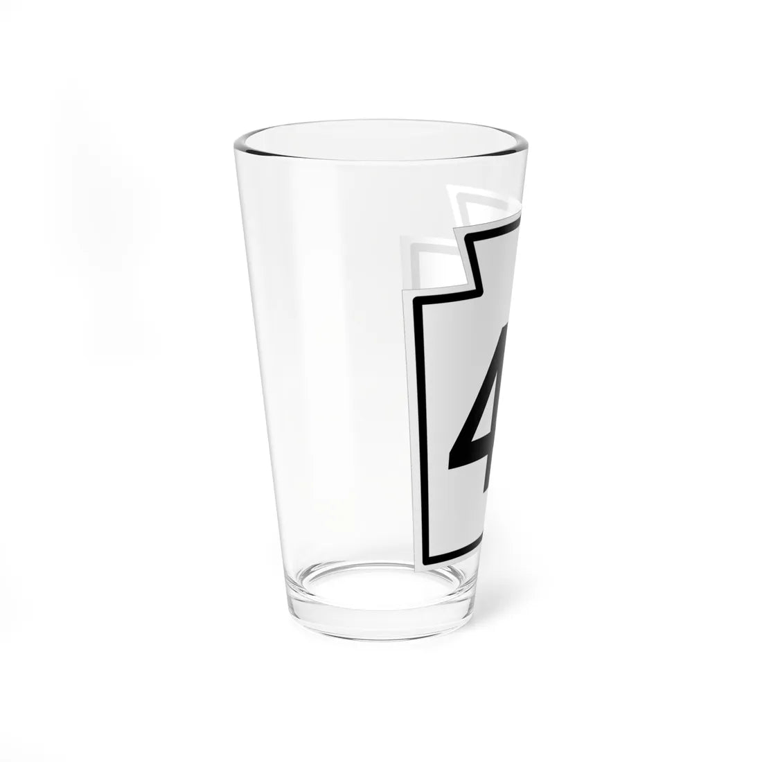 PA-43 1962 (Pennsylvania) (Road Sign) Pint Glass 16oz - Go Mug Yourself