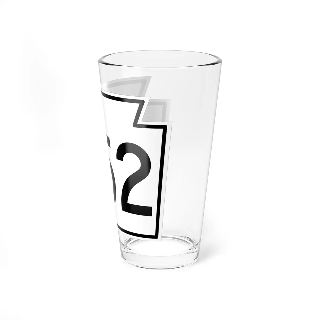 PA-452 1962 (Pennsylvania) (Road Sign) Pint Glass 16oz - Go Mug Yourself
