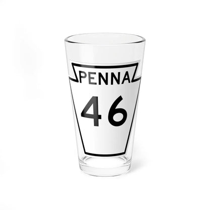 PA-46 1948 (Pennsylvania) (Road Sign) Pint Glass 16oz 16oz - Go Mug Yourself