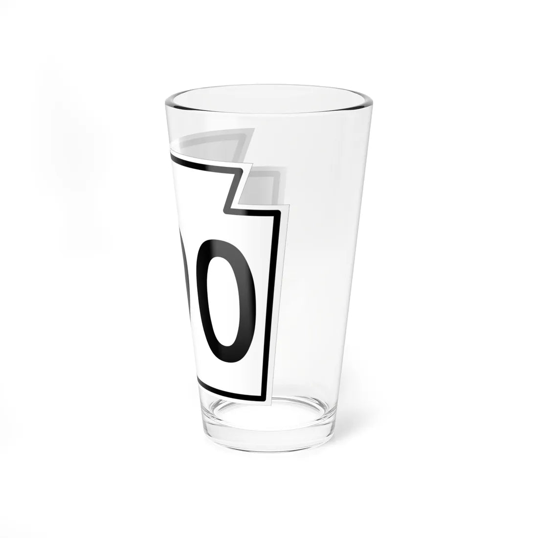 PA-490 1962 (Pennsylvania) (Road Sign) Pint Glass 16oz - Go Mug Yourself