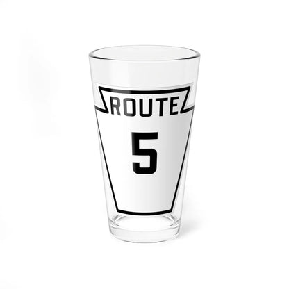 PA-5 1926 (Pennsylvania) (Road Sign) Pint Glass 16oz - Go Mug Yourself