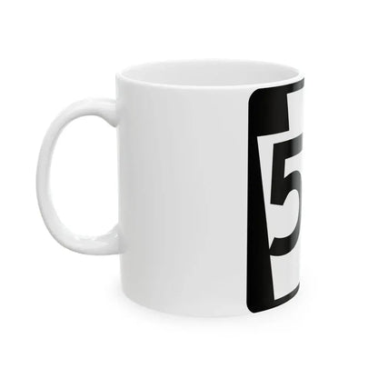 PA-50 (Pennsylvania) (Road Sign) White Coffee Mug - Go Mug Yourself