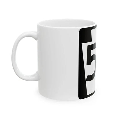PA-53 (Pennsylvania) (Road Sign) White Coffee Mug - Go Mug Yourself